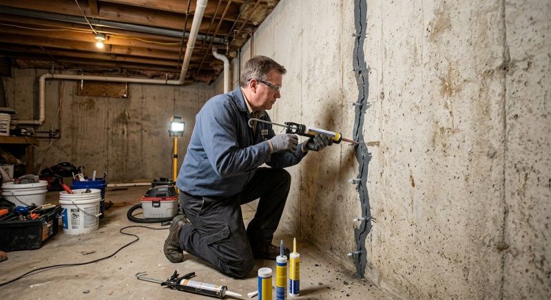 Basement Crack Repair in Deerfield Beach, FL