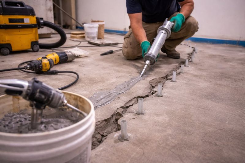 Cracked Basement Floor Repair in Deerfield Beach, FL