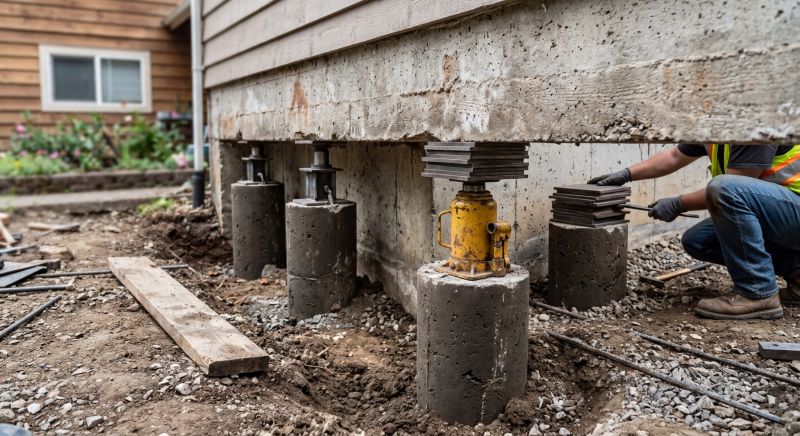 Foundation Pier Leveling in Deerfield Beach, FL