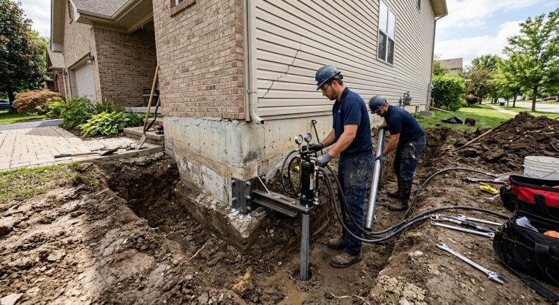 Foundation Settlement Repair in Deerfield Beach, FL