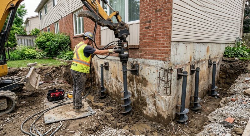 Helical Piers Installation in Deerfield Beach, FL