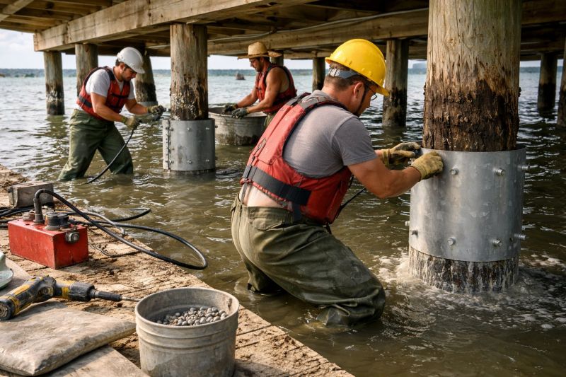 Piling Repair in Pompano Beach, FL