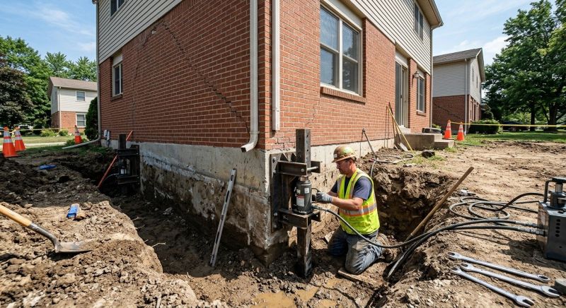 Sinking Foundation Repair in Pompano Beach, FL