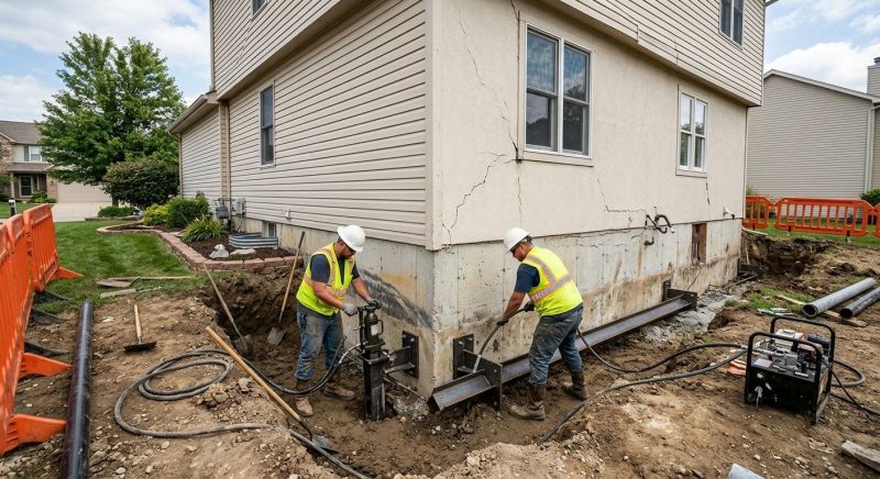 Sinking Foundation Repair in Pompano Beach, FL